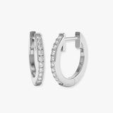 DIAMOND MICROS SET HOOP EARRINGS