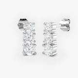 DIAMOND TRILOGY DROP EARRINGS