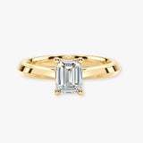 "Daphne" 1 Carat Solitaire Emerald Cut Diamond Engagement Ring SSEC07