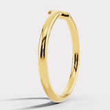 "Delya" Modern Shaped Dipped Centre Eternity Ring ET11