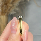 "Delyra" 0.42 Carat  Round Cut Natural Diamond Solitaire Engagement Ring MDR2961