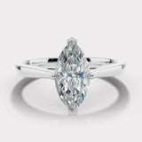 "Eden" 1 Carat Solitaire Marquise Cut Diamond Engagement Ring SSMC04