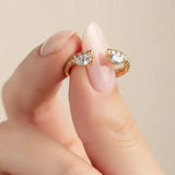 "Elaria" Pear Cut 0.6 Carat Diamond Eternity Ring ET86 HEERA DIAMONDS
