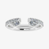 "Elaria" Pear Cut 0.6 Carat Diamond Eternity Ring ET86