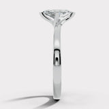 "Elle" 1 Carat Solitaire Twist Marquise Cut Diamond Engagement Ring SSMC06