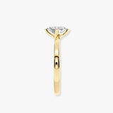 "Elle" 1 Carat Solitaire Twist Marquise Cut Diamond Engagement Ring SSMC06