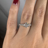"Ellena" Round Brilliant 2 Carat Diamond Shoulder Engagement Ring HEERA DIAMONDS