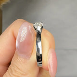 "Elowyn" 0.50 Carat Round Cut Natural Diamond Solitaire Engagement Ring MDC338
