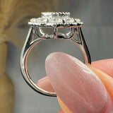 "Elva" 1.10 Carat Tanzanite Round Cut Diamond Shoulder Engagement Ring HR1503 HEERA DIAMONDS