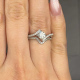 "Elyxen" 0.41 Carat Round Cut Natural Diamond Shoulder Engagement Ring HR1938 HEERA DIAMONDS