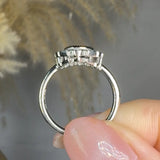 "Elzoria" Blue Sapphire 1.5 Carat Oval Cut Lab Grown Diamond Engagement Ring HR1950 HEERA DIAMONDS