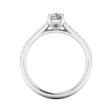 "Rain" Pear Cut Diamond Grain Set Diamond Band DSPS04 - HEERA DIAMONDS