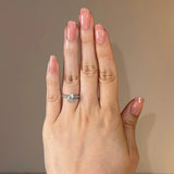 "Emmy" Pear Cut Diamond Grain Set Diamond Band DSPS04 - HEERA DIAMONDS