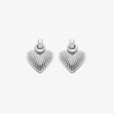Essence Heart Stud Earrings Hot Diamonds