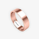 FLAT COURT WEDDING RING IN 5MM WIDTH