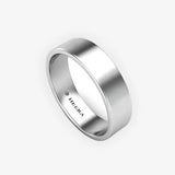 FLAT COURT WEDDING RING IN 5MM WIDTH