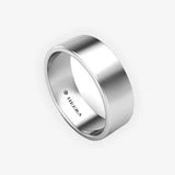 FLAT COURT WEDDING RING IN 6MM WIDTH