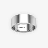 FLAT COURT WEDDING RING IN 7MM WIDTH