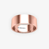 FLAT COURT WEDDING RING IN 7MM WIDTH