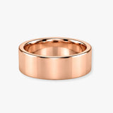 FLAT COURT WEDDING RING IN 7MM WIDTH