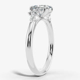 "Fiona" Oval Cut 0.70 Diamond Shoulder 18K Yellow Gold Engagement Ring HEERA DIAMONDS