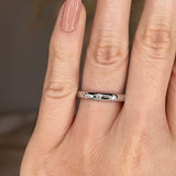 Five 0.15 Carat Round Cut Diamond Station Set Wedding Band - HEERA DIAMONDS