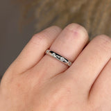 Five 0.15 Carat Round Cut Diamond Station Set Wedding Band - HEERA DIAMONDS