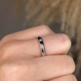 Five 0.15 Carat Round Cut Diamond Station Set Wedding Band - HEERA DIAMONDS