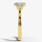 "Glenney" 2.5 Carat Three Stone Oval Cut with Pear Trilogy Engagement Ring HEERA DIAMONDS