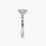 "Godiva" Radiant Cut 2 Carat Diamond Shoulder 9KT White Gold DSRC01