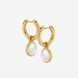 HD X JJ Calm Mother Of Pearl Earrings Hot Diamonds