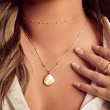 HD X JJ Calm Mother Of Pearl Pendant HD X Golden Edit