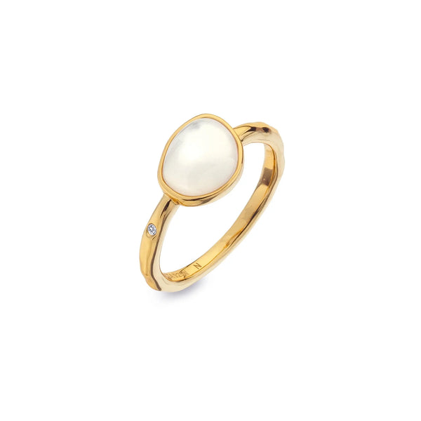 HD X JJ Calm Mother Of Pearl Ring S HD X Golden Edit