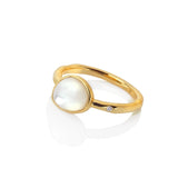 HD X JJ Calm Mother Of Pearl Ring XS HD X Golden Edit