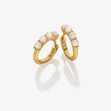 HD X JJ Calm Mother of Pearl Huggies Hot Diamonds