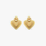 HD X JJ Essence Heart Stud Earrings Hot Diamonds