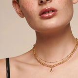 HD X JJ Letter A Pendant - Yellow Gold Plated HD X Golden Edit