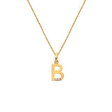 HD X JJ Letter B Pendant - Yellow Gold Plated HD X Golden Edit