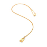 HD X JJ Letter B Pendant - Yellow Gold Plated HD X Golden Edit