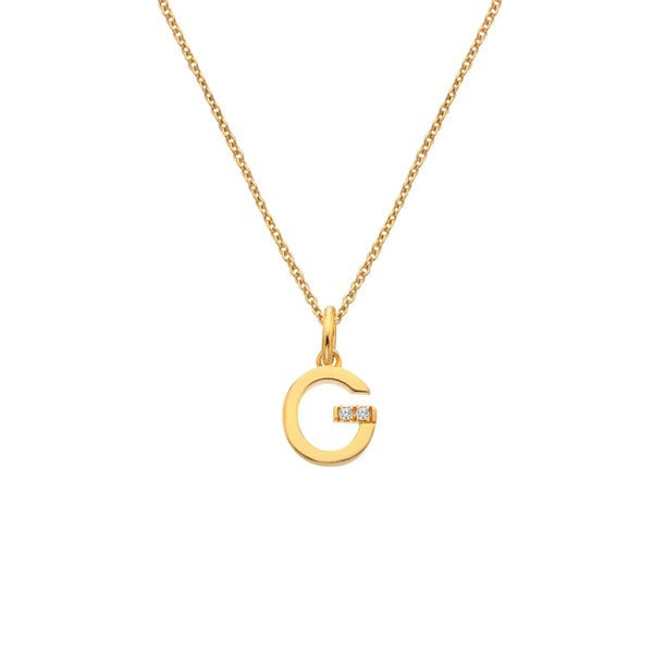 HD X JJ Letter G Pendant - Yellow Gold Plated HD X Golden Edit