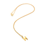 HD X JJ Letter H Pendant - Yellow Gold Plated HD X Golden Edit