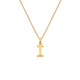 HD X JJ Letter I Pendant - Yellow Gold Plated HD X Golden Edit