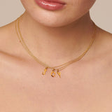 HD X JJ Letter J Pendant - Yellow Gold Plated HD X Golden Edit