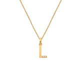 HD X JJ Letter L Pendant - Yellow Gold Plated HD X Golden Edit