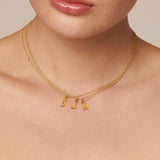 HD X JJ Letter N Pendant - Yellow Gold Plated HD X Golden Edit