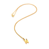 HD X JJ Letter N Pendant - Yellow Gold Plated HD X Golden Edit