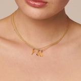 HD X JJ Letter U Pendant - Yellow Gold Plated HD X Golden Edit