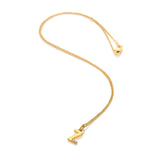 HD X JJ Letter Z Pendant - Yellow Gold Plated HD X Golden Edit
