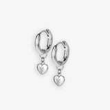 Heart Earrings Hot Diamonds
