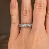 Diamond Paved Set Eternity Band Wedding Ring - HEERA DIAMONDS